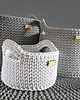 kosze do przechowywania Kosz ze sznurka bawełnianego handmade