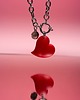 naszyjniki - inne Efektowny naszyjnik z zawieszką serce