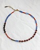 korale Choker z Kamieni Stal Szlachetna Kolorowy Naszyjnik Boho