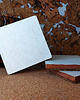 podkładki do kuchni Handmade Ceramic WhiteCopper coaster,2in1Candle Holder