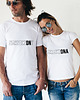 t-shirt damskie Koszulki dla par - Narzeczony i Narzeczona