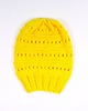 czapki damskie Czapka żółta luźna długa hipster beanie