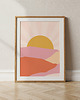 grafiki i ilustracje "Sunset"  plakat ilustracyjny