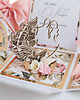 kartki scrapbooking Pamiątka ślubu, exploding box, pudełko