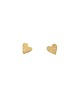 kolczyki pozłacane LANE LITTLE HEART  / recycled goldplated silver earrings