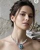 chokery Naszyjnik Choker Niezapominajki