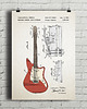 plakaty Plakat Gitara elektrycza Fender - patent