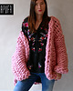 kardigany damskie SWETER KINGSIZE 100% wełna 