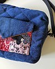 torebki mini Listonoszka box ciemny jeans