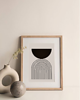 plakaty PLAKAT abstrakcyjny mid century modern grafika