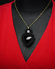 wisiory Czarny wisior soutache