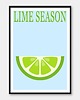 plakaty Plakat LIMONKA - LIME SEASON - z serii FRUIT SEASON