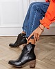botki damskie SKÓRZANE KOWBOJKI ZAPATO 503 CZARNY