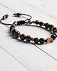 bransoletki z kamieni naturalnych Amulet LUNULA : turmalin, granat, ametyst, obsydian