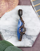 wisiory Miedziany wisiorek wire wrapping z chalcedonem #538