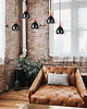 lampy wiszące Lampa Spyder Pająk Potrójny Metal Loft LED