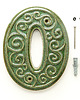 napisy dekoracyjne i tabliczki Numer domu, cyfra 0 zielono-brązowa, do przykręcenia