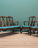 sofy i szezlongi Komplet do salonu, duński design, lata 70, styl: Chippendale