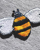 naszywki na ubrania Naszywka termoprzylepna Pszczółka