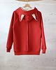 bluzy męskie Bluza Męska Malinowy KOT