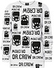 bluzy dla chłopców Bluza bez kaptura Chłopiec DR.CROW Logo Biała
