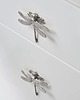 meble - gałki Uchwyt meblowy DRAGONFLY SILVER