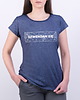 t-shirt damskie Koszulka damska SZWENDAM SIĘ/MAPA jeansowy melanż