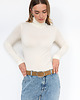 swetry damskie  Golf Simple merino kremowy