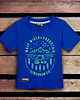 t-shirty dla chłopców Koszulka dziecięca PODRÓŻNIK- ciemnoniebieska