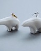 wisiory Porcelanowy mini miś polarny zawieszka PORCELANA