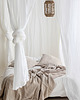 zasłony Lniane zasłony z tunelem - perfect white