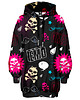 bluza z kapturem damska Bluza Oversize Tunika DR.CROW Emo