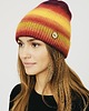 czapki damskie Kolorowa delikatna czapka beanie z wywinięciem S/M z wełną merino
