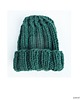 czapki damskie Czapka beanie  z wełną w kolorze szmaragdowym