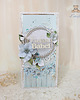 kartki scrapbooking Kartka dla babci, prezent na Dzień Babci "Forget Me Not 2" GOTOWA