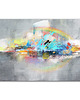 obrazy OBRAZ NA PŁÓTNIE - 120x80cm - ABSTRAKCJA HORYZONT