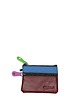 portfele damskie Saszetka skórzana skóra naturalna na klucze bilon poręczna OLIVKA
