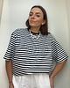t-shirt damskie T-shirt relaxed stripes
