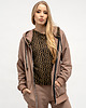 bluza z kapturem damska BLUZA NA ZAMEK ,,CINDI'' beżowa