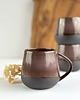 kubki Kubek Beczułka ręcznie robiony 320 ml - Gorzka Czekolada