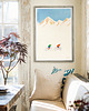 plakaty Plakat w górach na rowerze - fine art