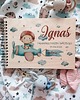 akcesoria dziecięce - różne ZYRAFA W SAMOLOCIE personalizowany album na chrzest roczek