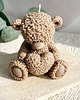 świeczniki i świece Świeca sojowa ekologiczna dekoracyjna miś misiu "Teddy Bear" 75x75mm