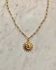 złote naszyjniki Łańcuch z dużym słońcem