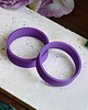 biżuteria różna Tunele do uszu 10-100mm / fioletowe / plugi, tunele siodłowe