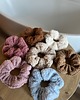 gumki do włosów Miękka, puszysta gumka do włosów scrunchie BLADORÓŻOWA