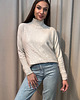 swetry damskie  Wiskozowy golf Beige