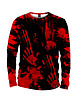 bluzy męskie Koszulka Longsleeve Męska DR.CROW Zombie Black