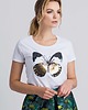 t-shirt damskie Koszulka z motylem