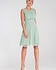 sukienki midi damskie Elegancka sukienka koktajlowa midi bez rękawów z wycięciem na plecach - M1208